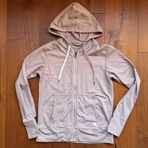 GUC Women’s Vuori Halo Performance Hoodie Size Small Dogwood Heather Pink
